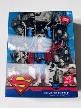 DC Superman Prime 3D Lenticular Puzzle - Brand New Sealed Condition